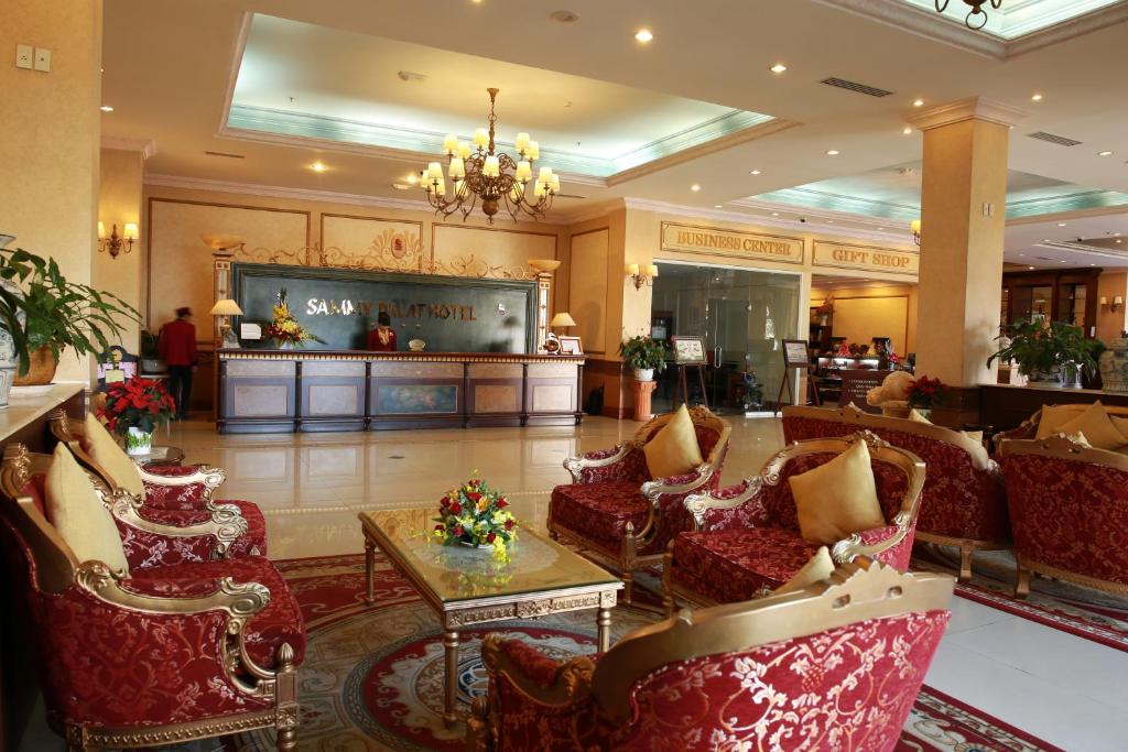 Posezení v ubytování Sammy Dalat Hotel