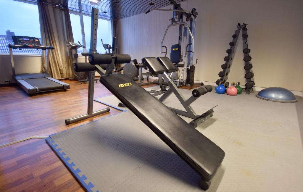 Fitness centrum a/nebo fitness zařízení v ubytování Thon Partner Hotel Andrikken