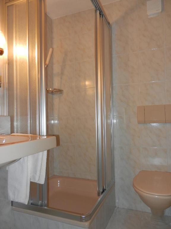 Koupelna v ubytování Hotel B&B Casa La Val