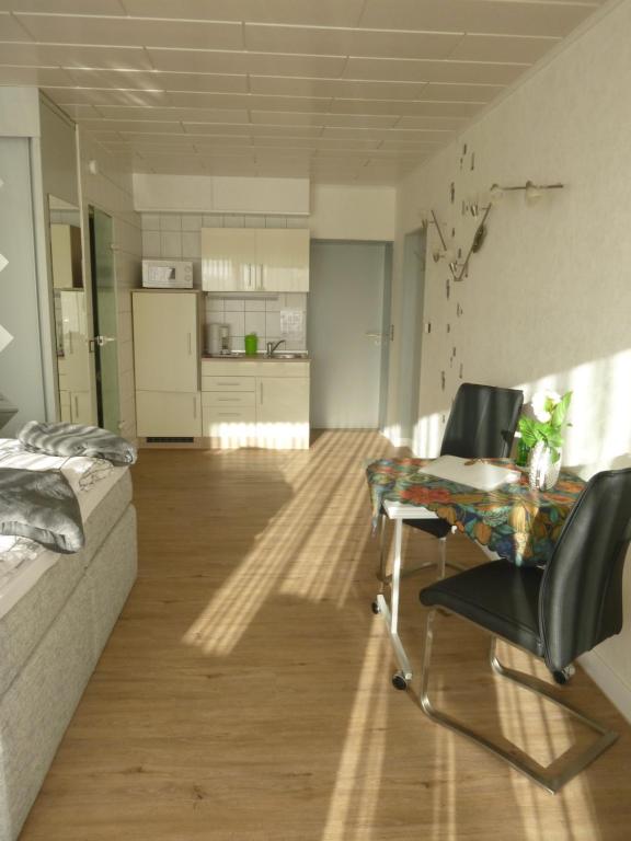 Kuchyň nebo kuchyňský kout v ubytování Haus Delphin