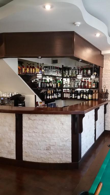 Lounge nebo bar v ubytování Pensiunea Argesu **