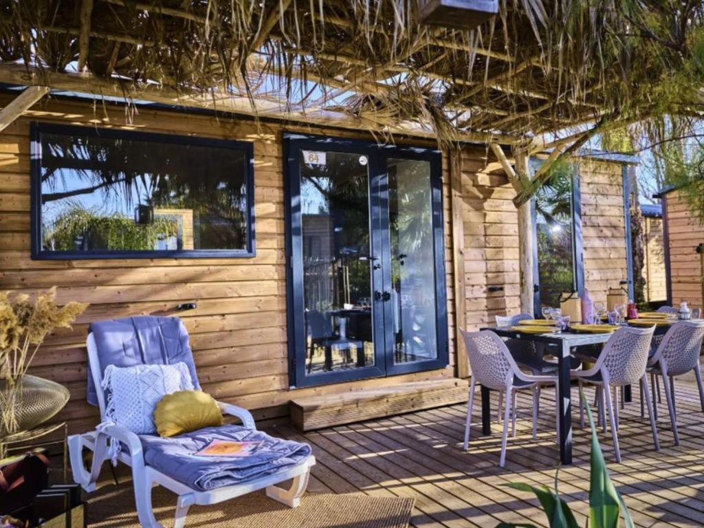 Mobil-home confortable, clim - 6 pers.