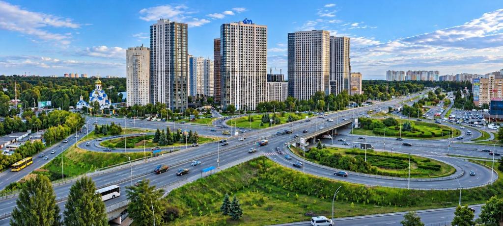 Стильная квартира с панорамным видом Теремки Республика Магеллан фото 6
