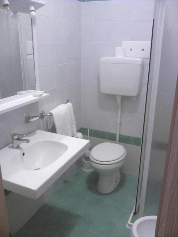 Koupelna v ubytování Hotel Villa d'Este