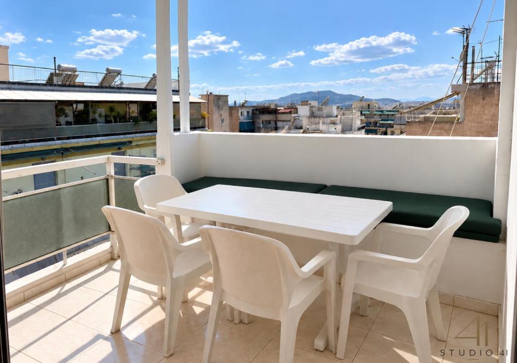 Athens Penthouse Loft Balconies Near The Subway