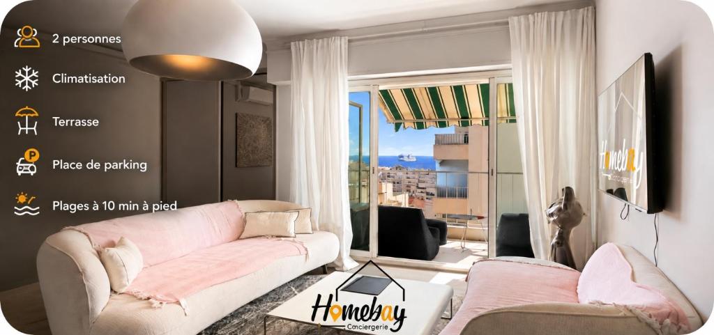 Appartement suquet 5 min des plages