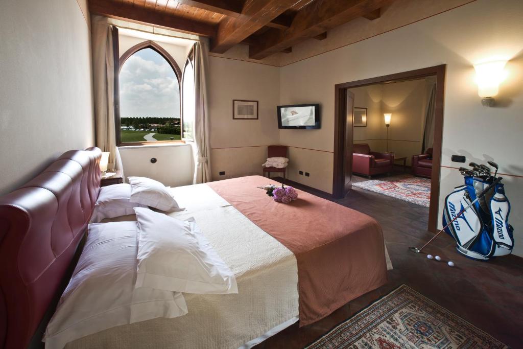 Postel nebo postele na pokoji v ubytování Albergo dell'Agenzia