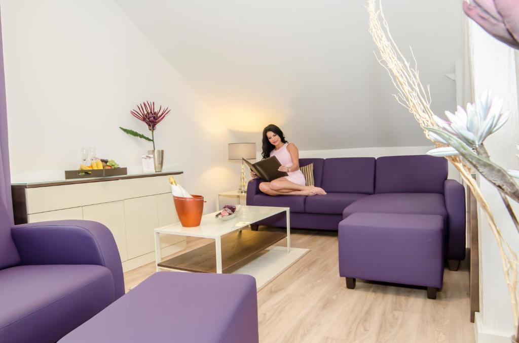 Posezení v ubytování Hotel Merkur - Superior