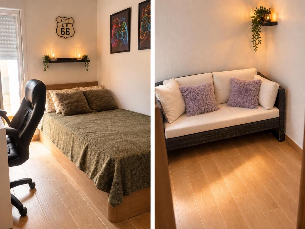 Habitación individual cerca del centro