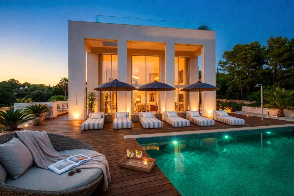 Villa Medusa Paraiso Heated Pool Rooftop and Sea Views