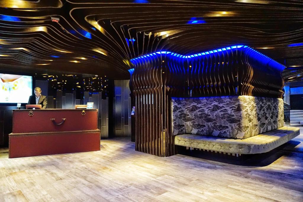TV a/nebo společenská místnost v ubytování Kew Green Hotel Wanchai Hong Kong