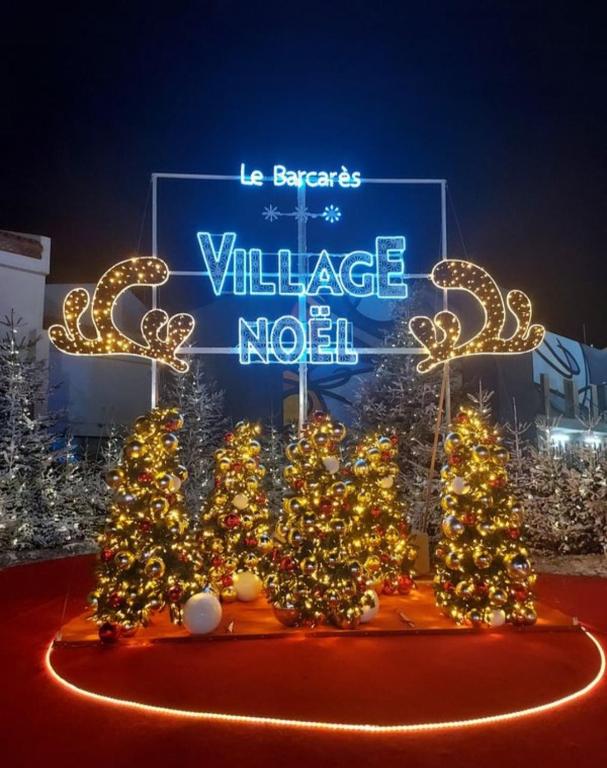 200m village de Noël studio 4 couchages vue mer et parking