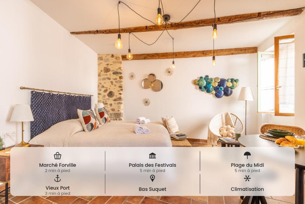Agréable Studio quartier Suquet-Vieux Port A0B185
