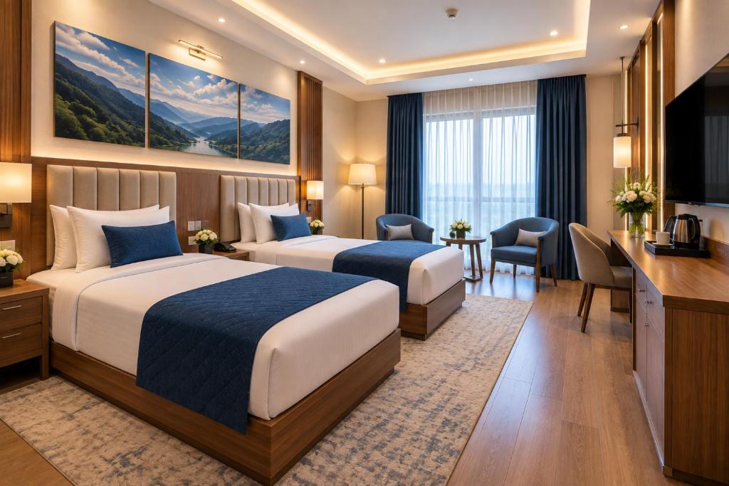 لابی و فضای عمومی Hotel Aero Saty Empire Delhi Airport - تصویر ۵