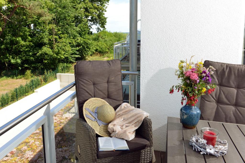 Posezení v ubytování Ferienwohnung Sonnensegler