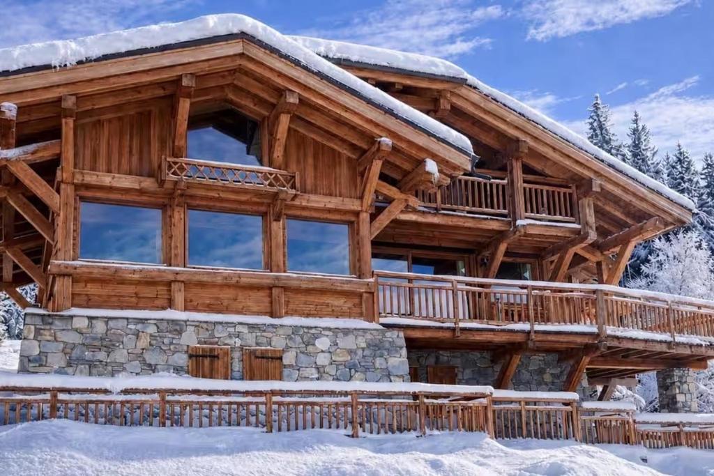 Chalet Luxury 5-Les Gets-Luxe-confort-jacuzzi-cheminée-à 400 m des pistes-Vue exceptionnelle