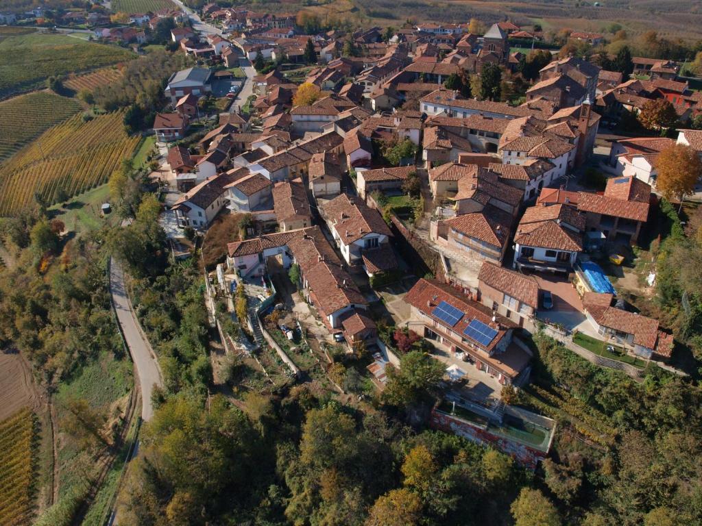 Pohľad z vtáčej perspektívy na ubytovanie La Vigna Del Parroco