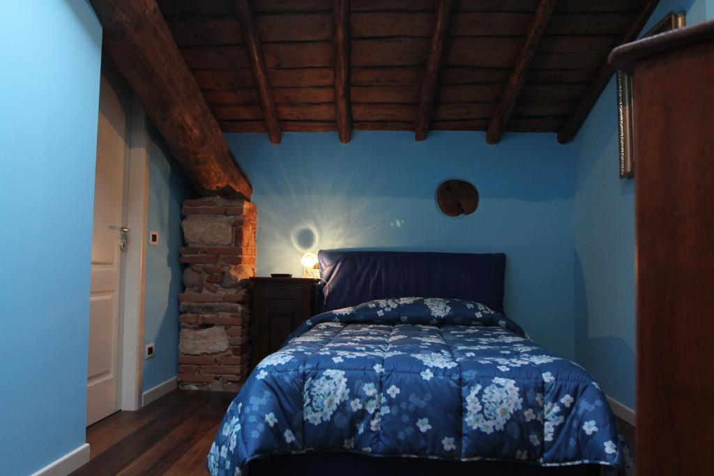 Postel nebo postele na pokoji v ubytování Relais Corte Sant' Agata B&B