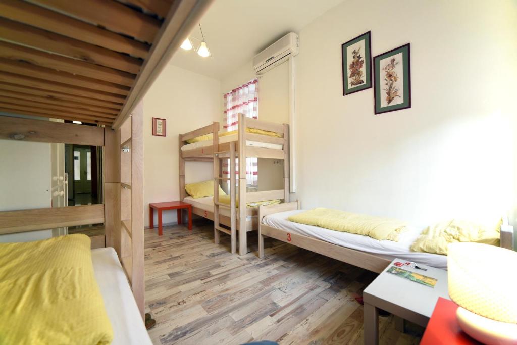 Postel nebo postele na pokoji v ubytování Hostel Temza