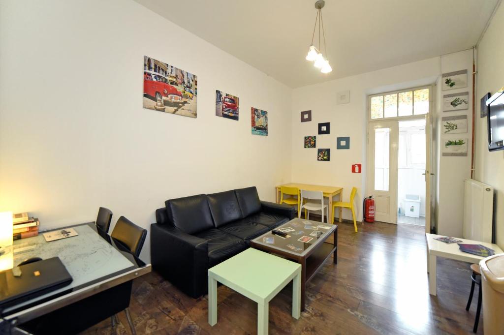 Posezení v ubytování Hostel Temza