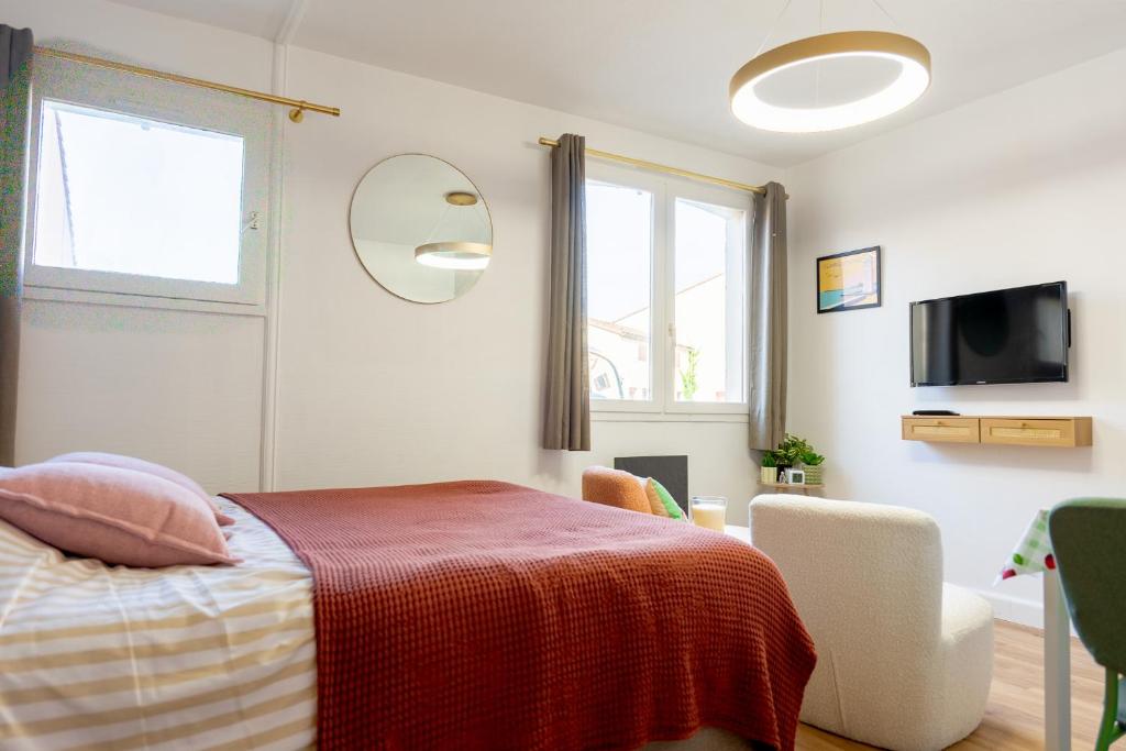 La Suite du Quai - Cocon élégant - Lit QUEEN SIZE - Port et Plage à pied