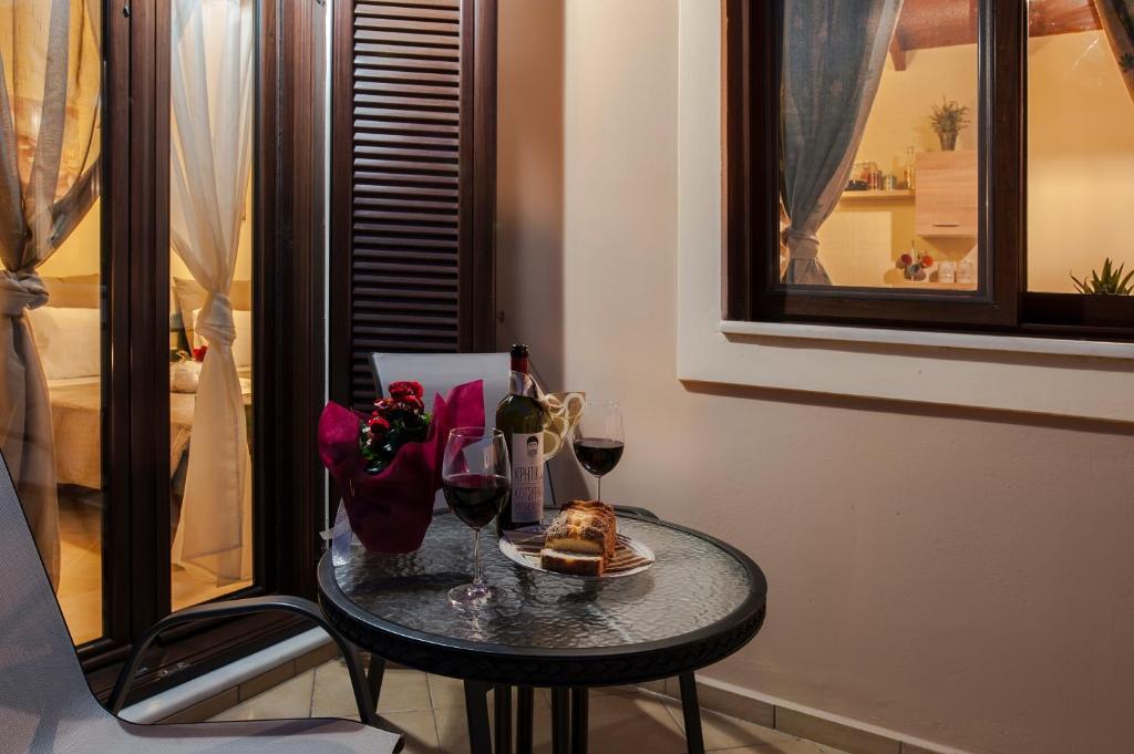 Część wypoczynkowa w obiekcie Kyriaki's Cozy Apartments