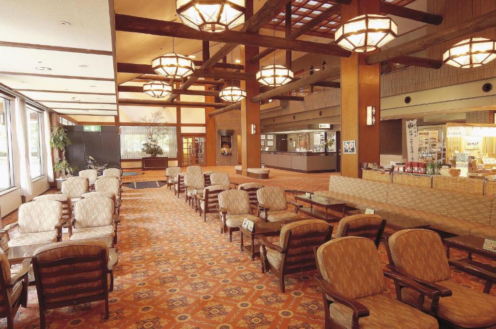Restaurace v ubytování Watarase Onsen Hotel Sasayuri