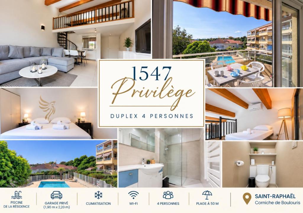 1547 Privilege - 4 pers wifi vue mer piscine garage