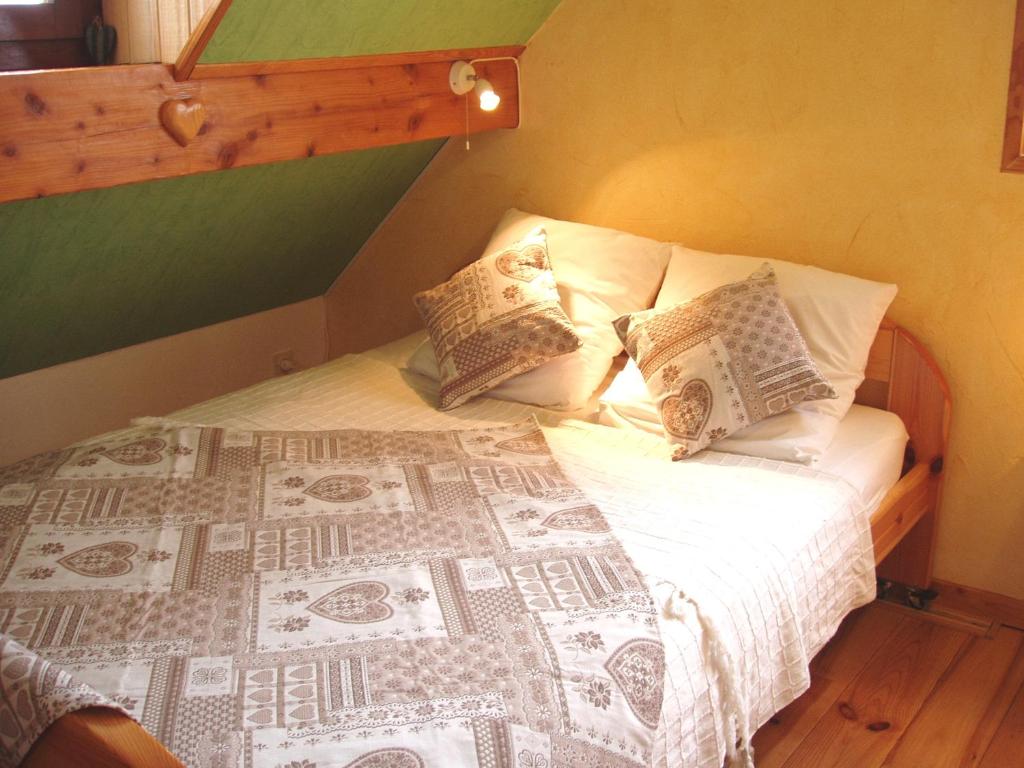 Postel nebo postele na pokoji v ubytování Gite en Alsace