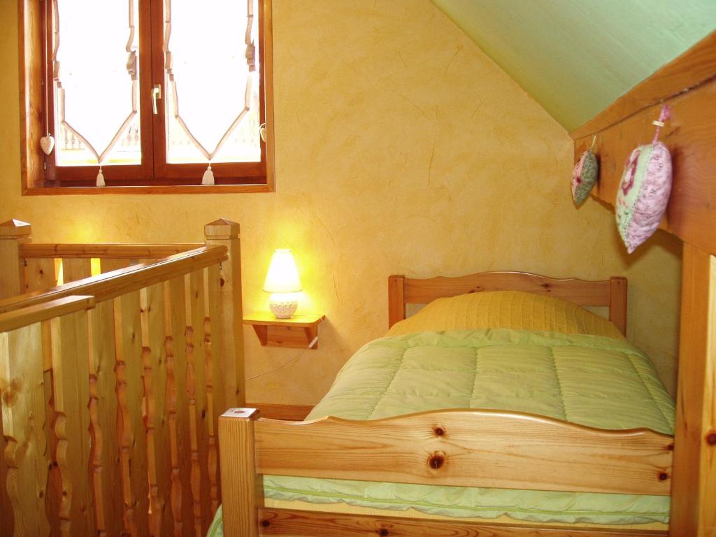 Postel nebo postele na pokoji v ubytování Gite en Alsace
