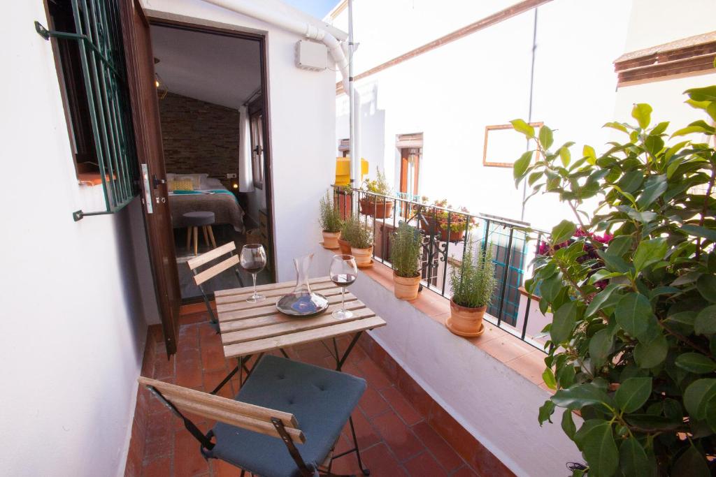 Balkón alebo terasa v ubytovaní Lukanda Casa de las Especias
