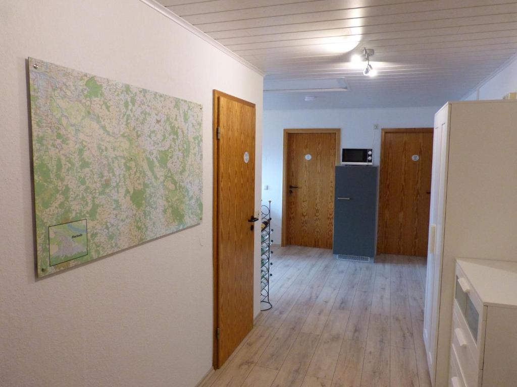 Kuchyň nebo kuchyňský kout v ubytování Haus Elbtalaue