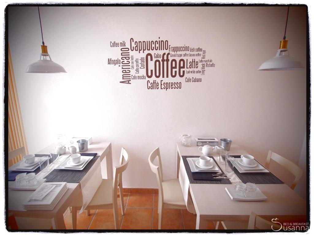 Restaurace v ubytování B&B Susanna
