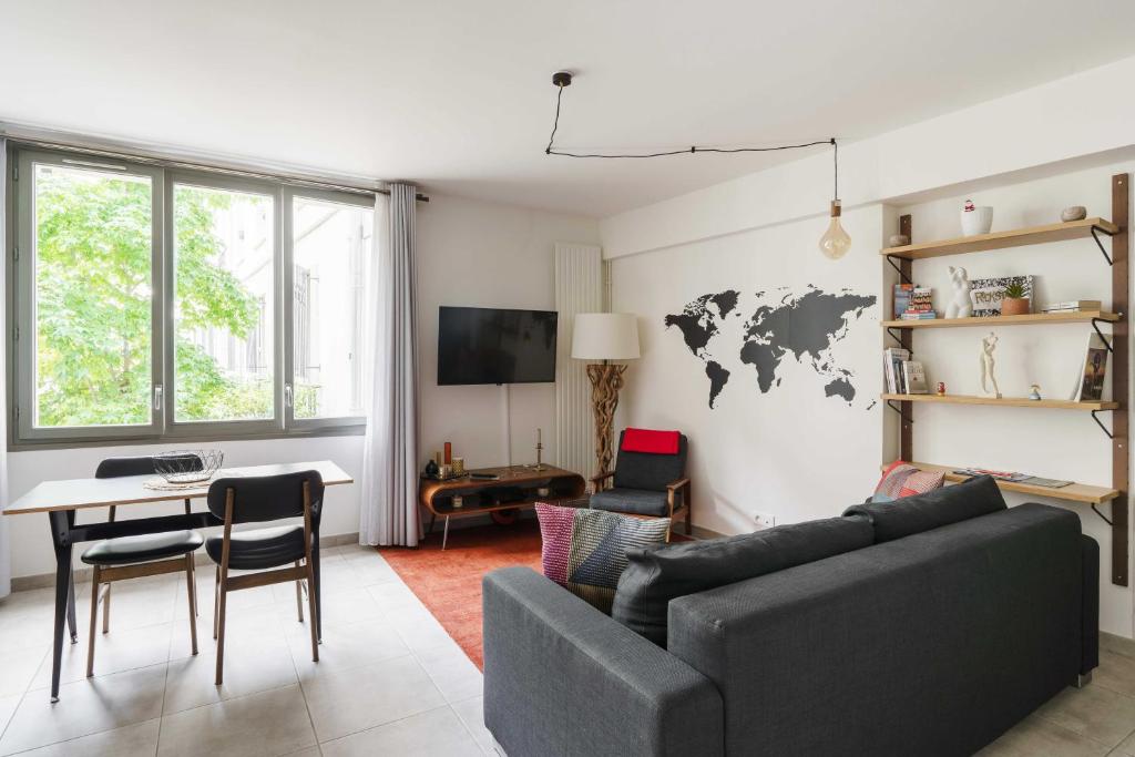 Bright and Airy 1BD Apartment Quartier de la Gare