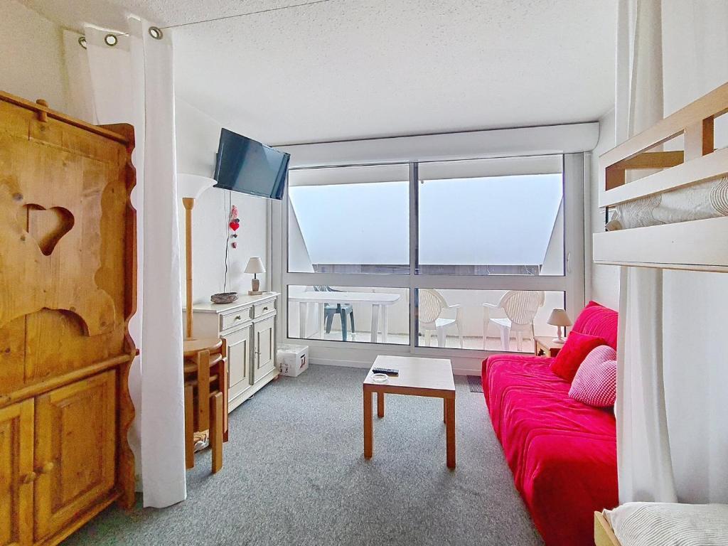 Studio lumineux, balcon sud, vue montagne - 3 pers.