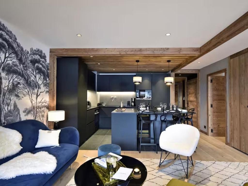 Appartement élégant vue montagnes, parking - 6 pers.