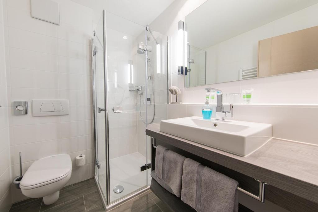 Koupelna v ubytování Hotel Graf Bentinck
