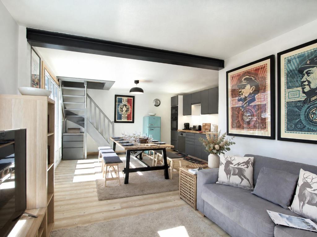 Duplex confortable, près des pistes - 8 pers.