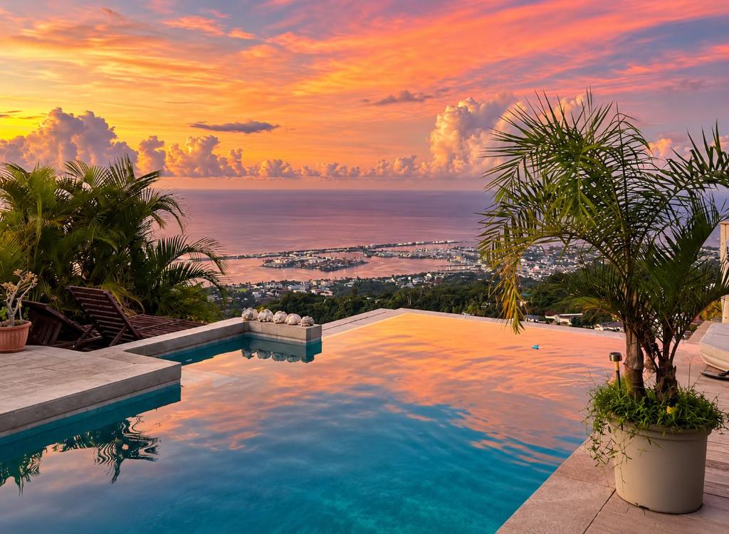 Chambre d'hote - vue sur Papeete et accès piscine - photo 9 - Tahiti, Polynésie