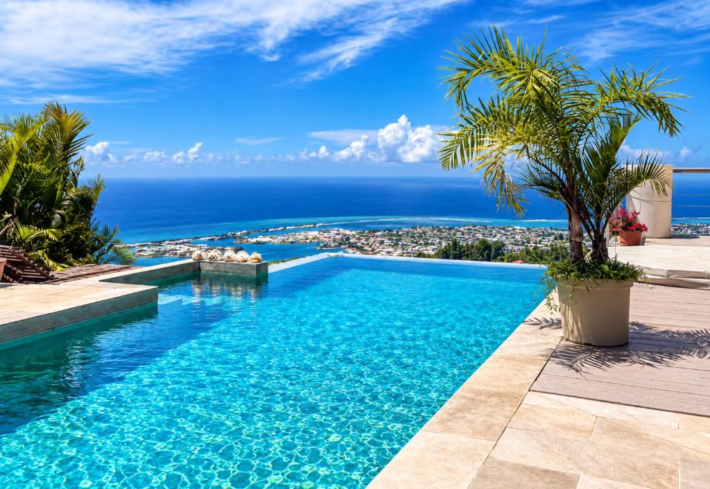 Chambre d'hote - vue sur Papeete et accès piscine - photo 4 - Tahiti, Polynésie