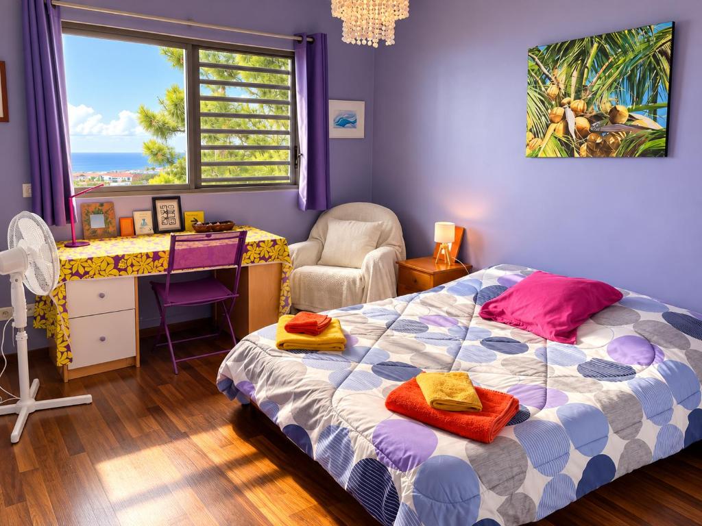 Chambre d'hote - vue sur Papeete et accès piscine - photo 7 - Tahiti, Polynésie