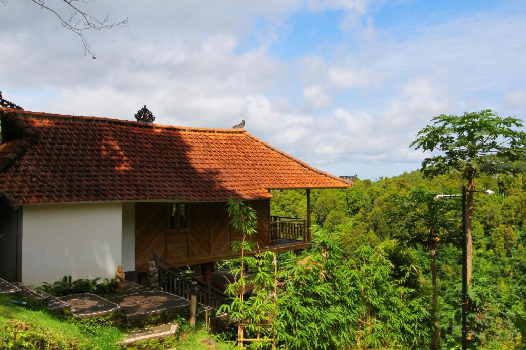 Zahrada ubytování Melanting Cottages