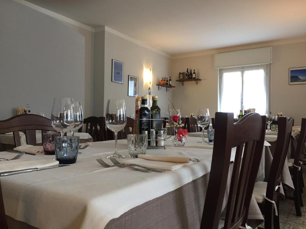 Restaurace v ubytování La Lanterna