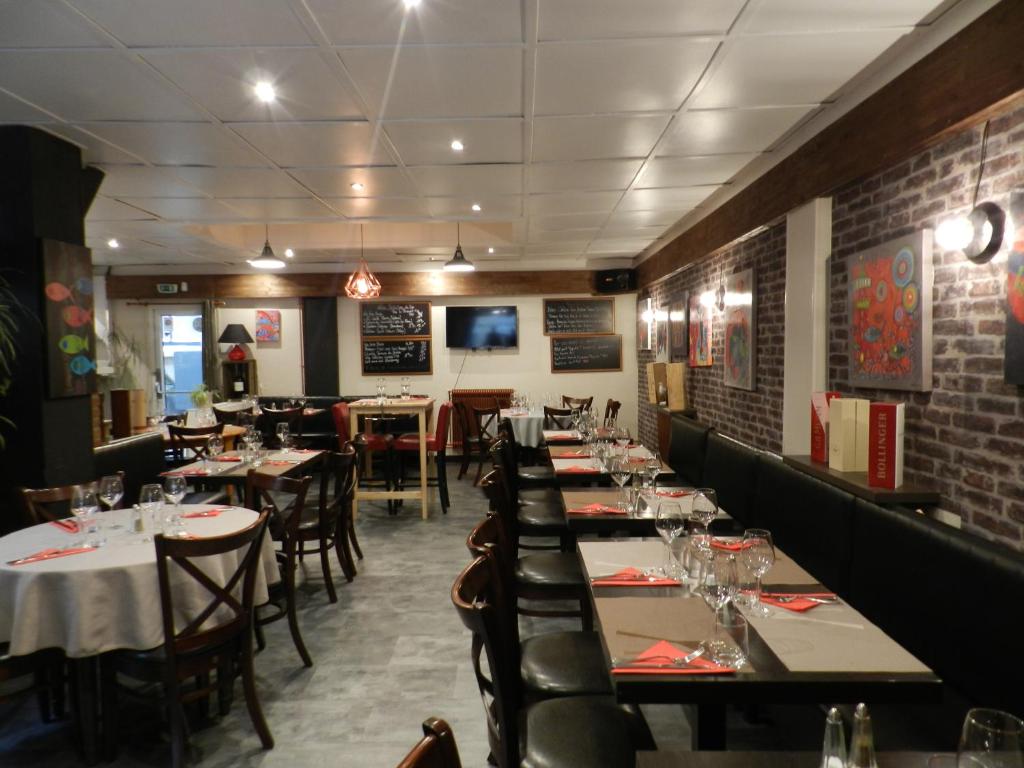 Restavracija oz. druge mo&#x17E;nosti za prehrano v nastanitvi Hotel et R&eacute;sidence Chez Gino Le Touquet-Etaples