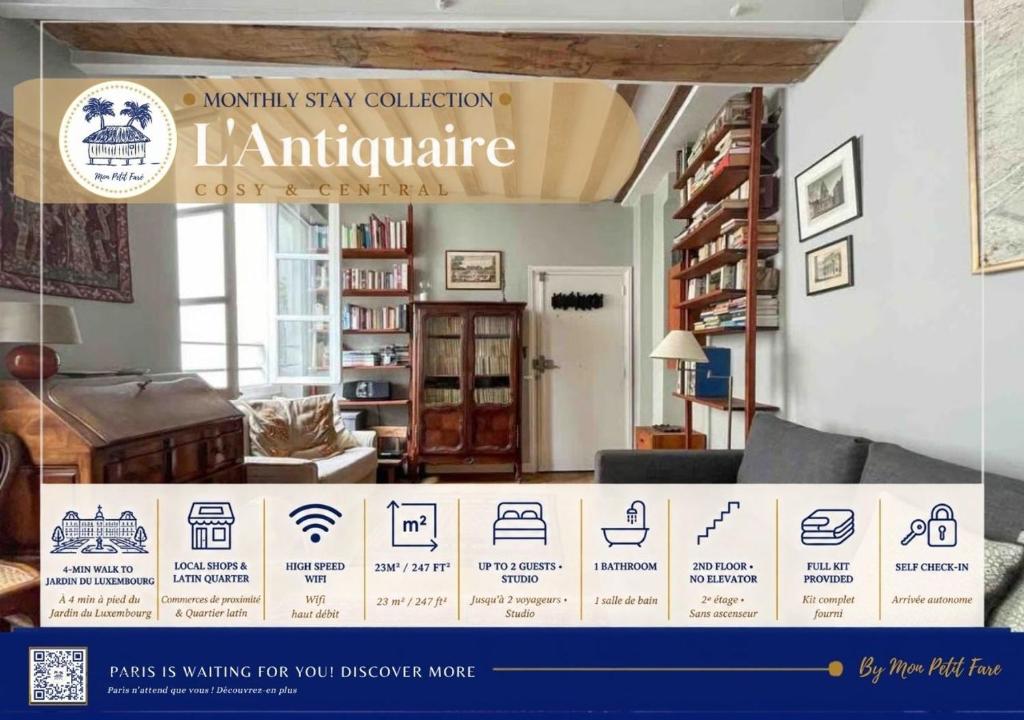 L'Antiquaire - Cosy & Central - by Mon Petit Faré