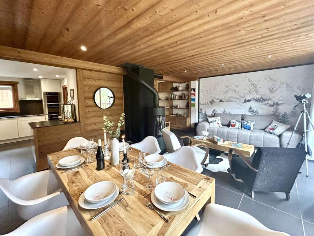 Chalet mitoyen avec vue montagne - 6 pers.