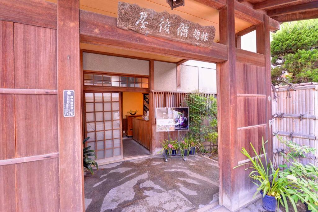 an entrance to at Bingoya in Kurashiki