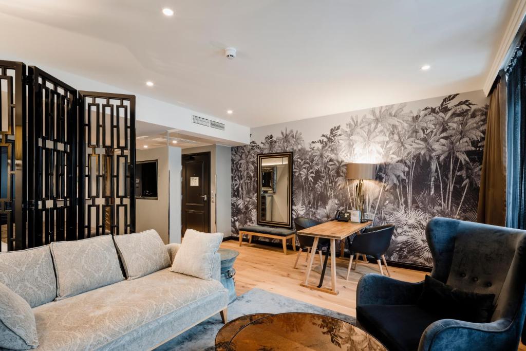 Posezení v ubytování Hotel F6
