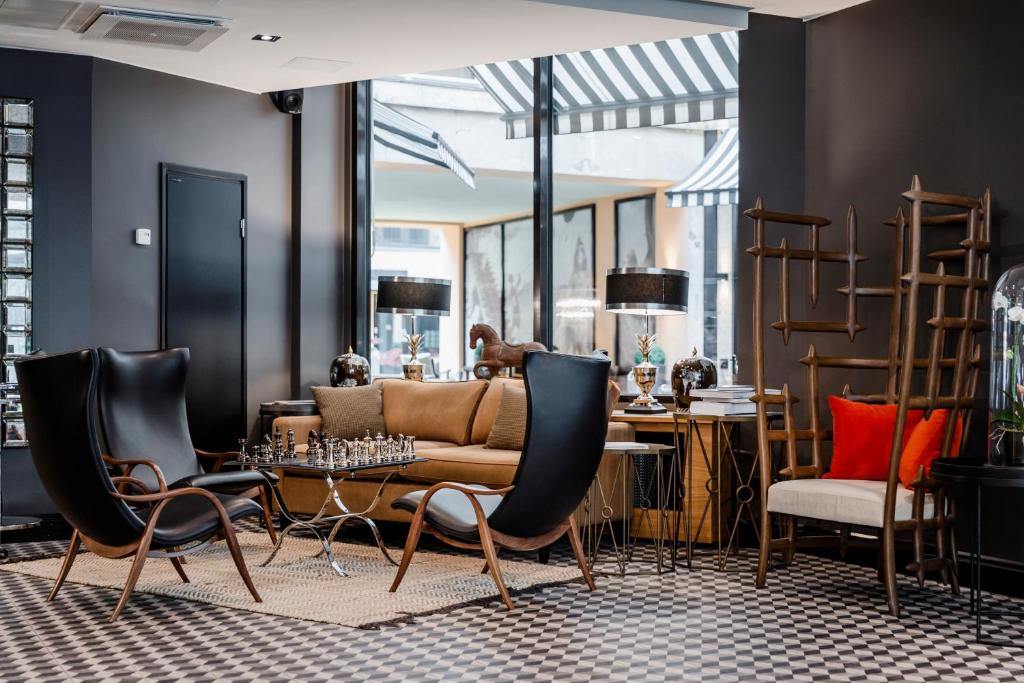 Posezení v ubytování Hotel F6