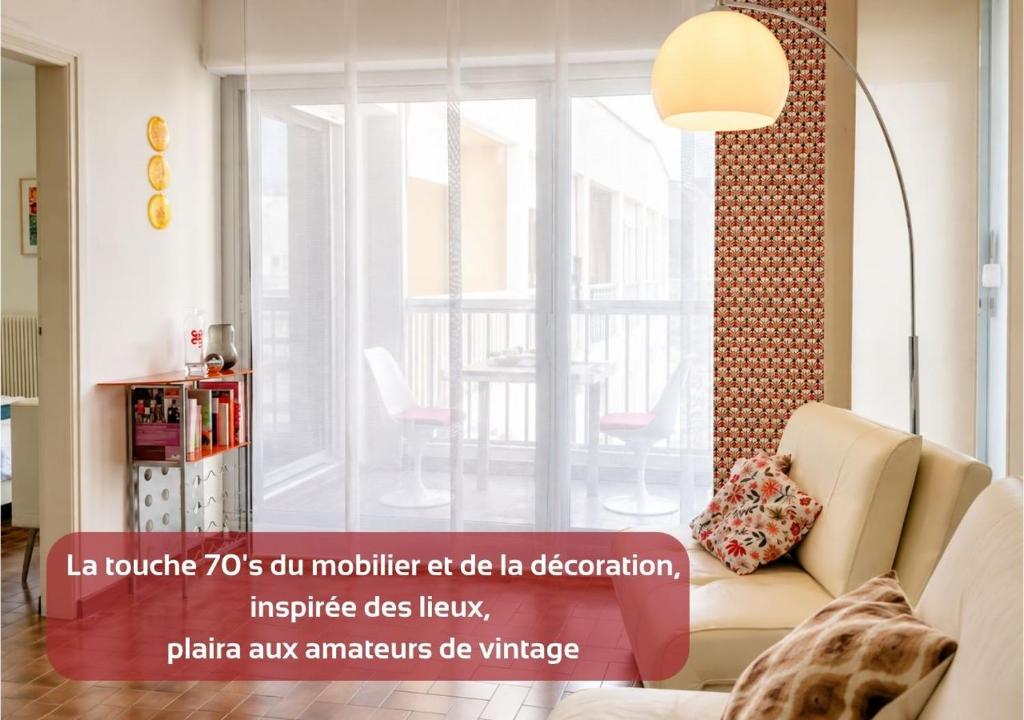 LE SEVENTIE'S - CLIM - WIFI - PLAGE à 2 MIN - CENTRE